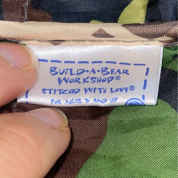 GUC Build-a-Bear Set of Camo Sleeping Bag and Tent with damaged support - Picture 5 of 16